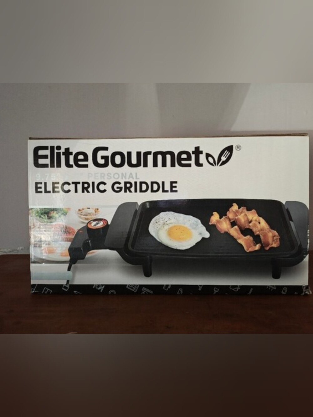 Black Electric Griddle - Nonstick Cooking Surface